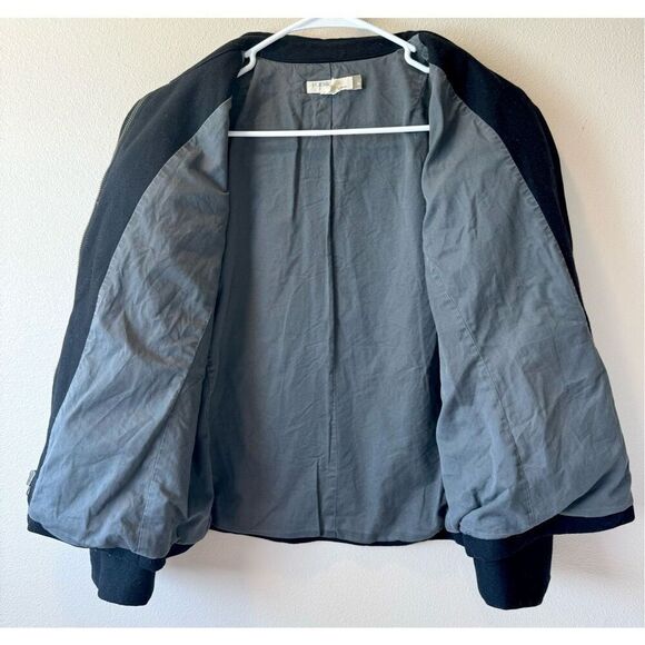 J. Crew Women's Wool Blend Lined Zip Up Mid Waist Jacket Medium - Picture 5 of 10